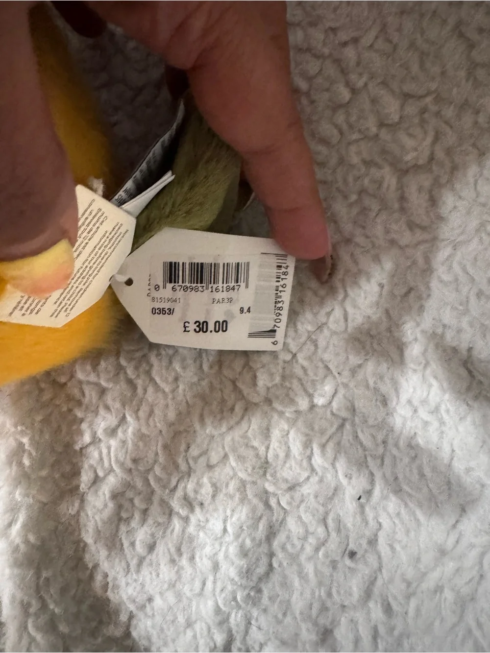 Jellycat Budgeby Parrot NWT
